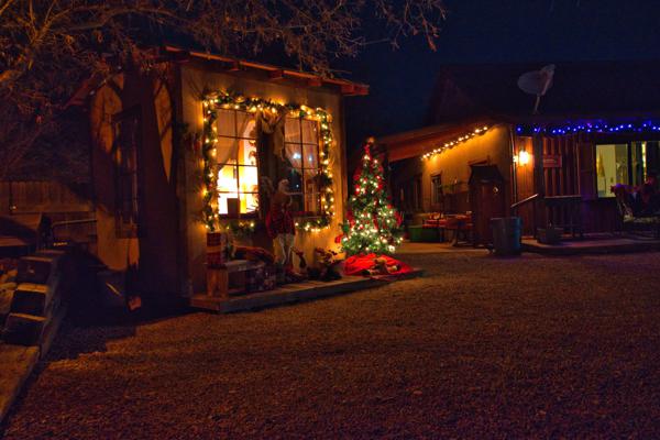 Christmas Decorations at The Inn at Pennington Place in Walsenburg