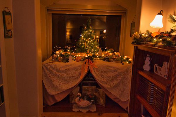 Christmas Decorations at The Inn at Pennington Place in Walsenburg